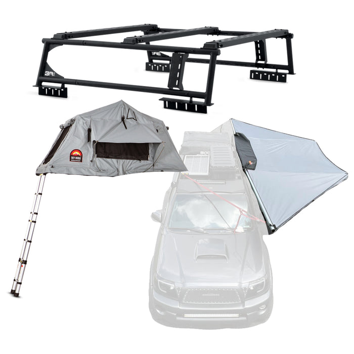 Body Armor 4x4 Overland Rack & Sky Ridge Pike 2-Person Tent w/180XL Awning TK-6125-20010-2025