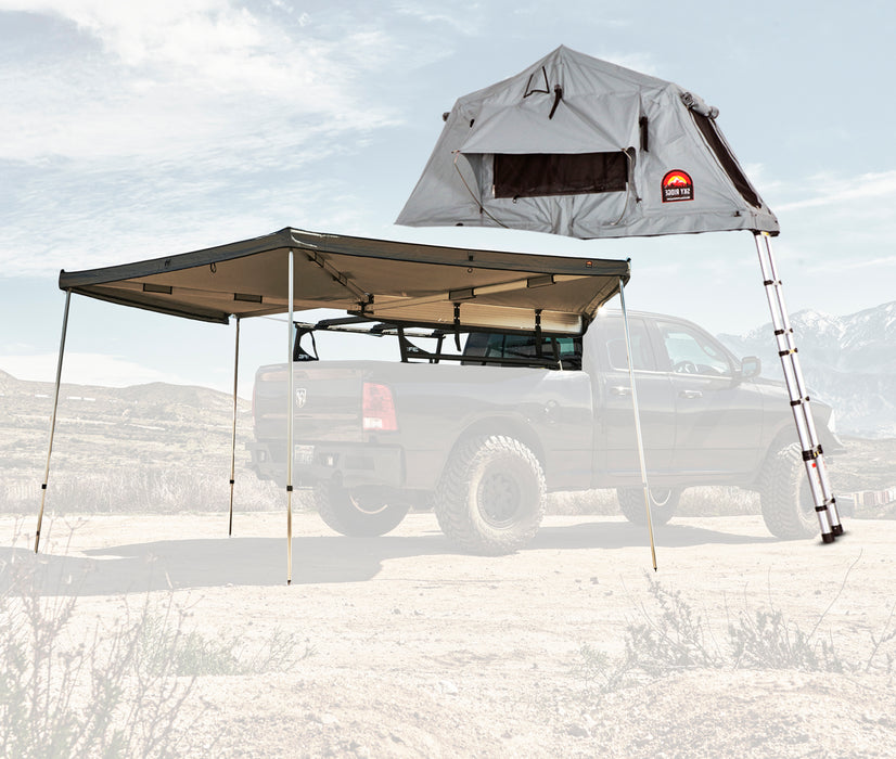 Body Armor 4x4 Overland Rack & Sky Ridge Pike 2-Person Tent w/270 Awning Passenger Side TC-6125-20010-2024