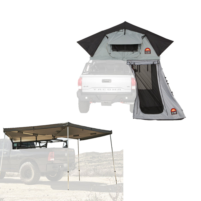 Body Armor 4x4 Sky Ridge Pike 2-Person Tent w/Annex Room & 270 Awning(Left Side SR-20015-20010-2023