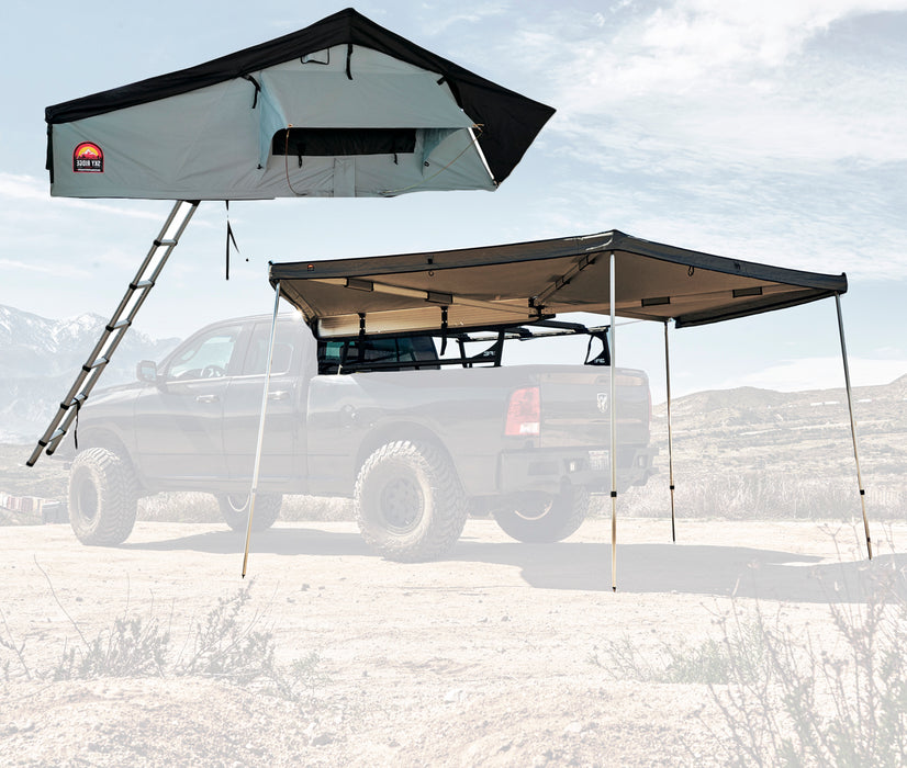 Body Armor 4x4 Overland Rack & Sky Ridge Pike 3-Person Tent w/270 Awning Driver Side TK-6126-20011-2023