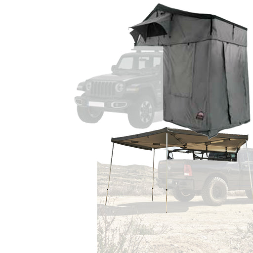 Body Armor 4x4 Sky Ridge Pike 3-Person Tent w/Annex Room & 270 Awning(Right Side SR-20016-20011-2024