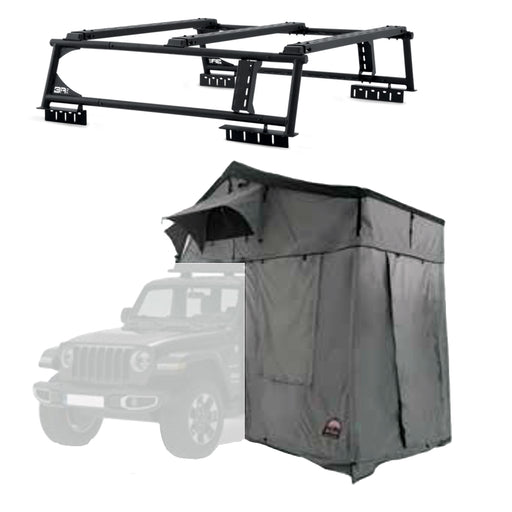 Body Armor 4x4 Overland Rack & Sky Ridge Pike 3-Person Tent w/Annex Room TK-6126-20011-20016