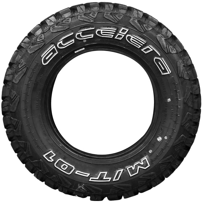 (QTY 2) LT265/65R17 Accelera MT-01 120/117Q LRE White Letter Tires