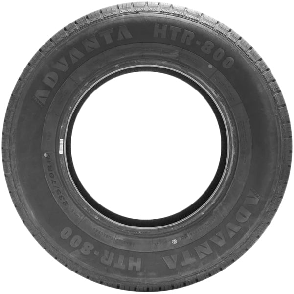 (QTY 4) 245/75R16 Advanta HTR-800 111T SL Black Wall Tires