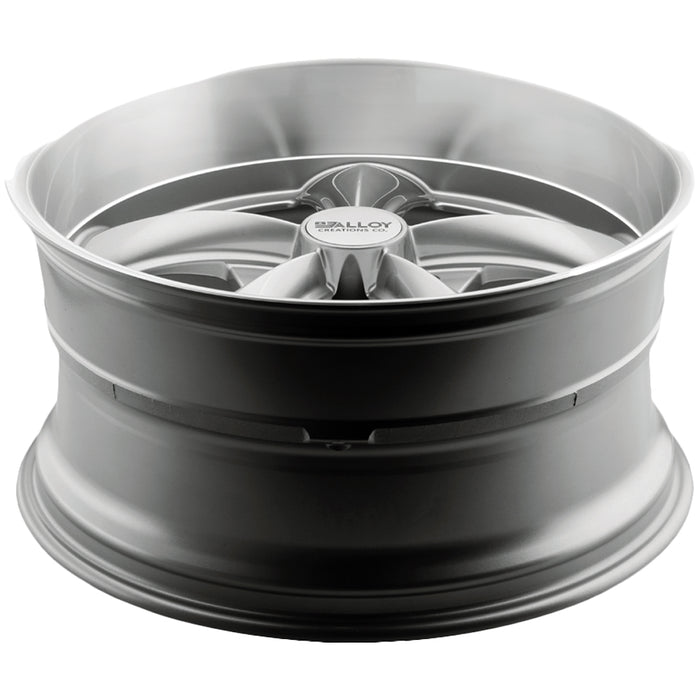 (Set of 4) Alloy Creations AC505 20x8.5 5x4.5" +0mm Gunmetal Wheels Rims