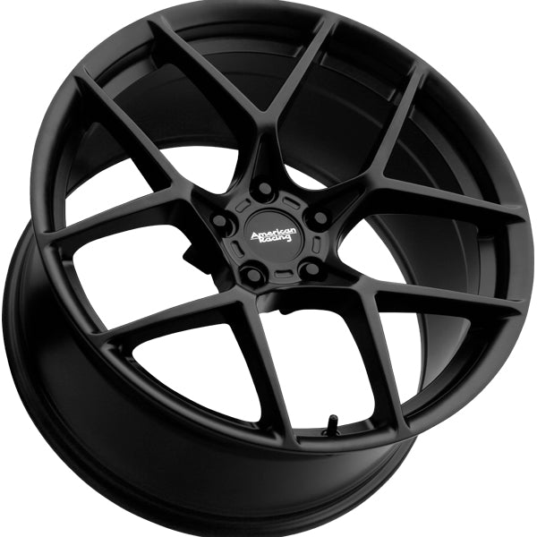 (Set of 4) Staggered-AR924 Crossfire 20" 5x4.5" +35mm Satin Black Wheels Rims