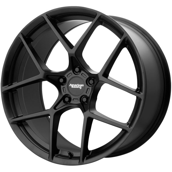 (Qty 4) American Racing AR924 Crossfire 18x8.5 5x4.75" +50mm Black Wheels Rims