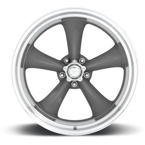 (Set of 4) Staggered AR VN215 Torq Thrust II 14" 5x114.3/5x4.5" Gray Wheels Rims