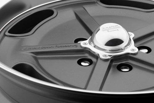 Staggered-American Racing VN511 Salt Flat 17x7,17x8 5x4.75" 0mm Gray Wheels Rims