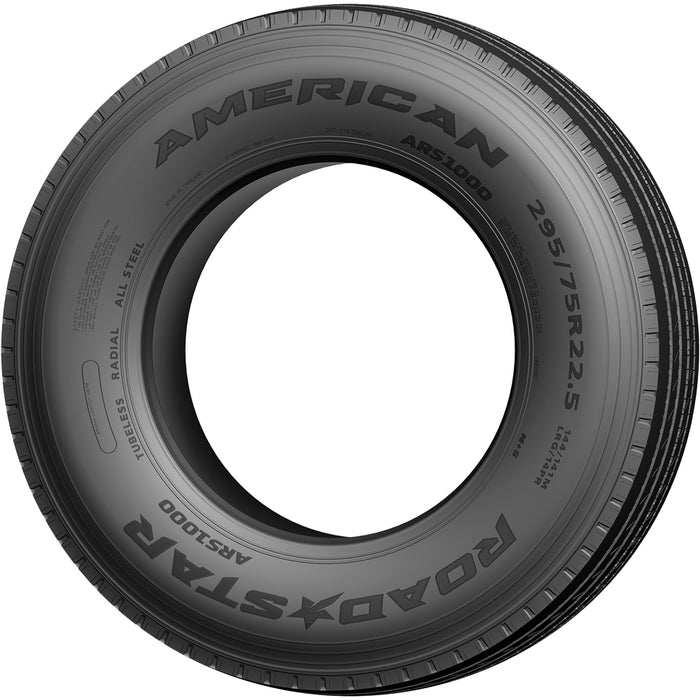 (QTY 2) 225/70R19.5 American Road Star ARS1000 128/126N LRG Black Wall Tires