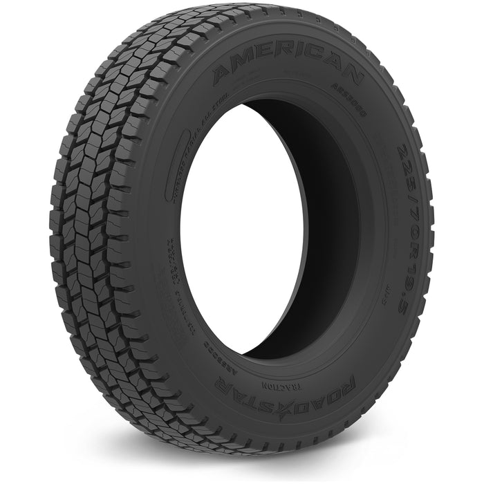 245/70R19.5 American Road Star ARS3000 136/134N LRH Black Wall Tire