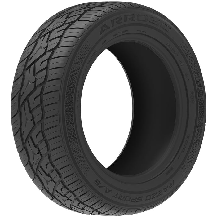 275/55R20 American Road Star Razzo A/S 117V XL Black Wall Tire