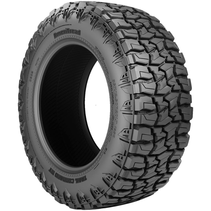 33x12.50R22LT AmeriTread Trail Command M/T 109R LRE Black Wall Tire