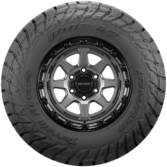 33x12.50R22LT Amp Tires Terrain Attack R/T 109Q LRE Black Wall Tire
