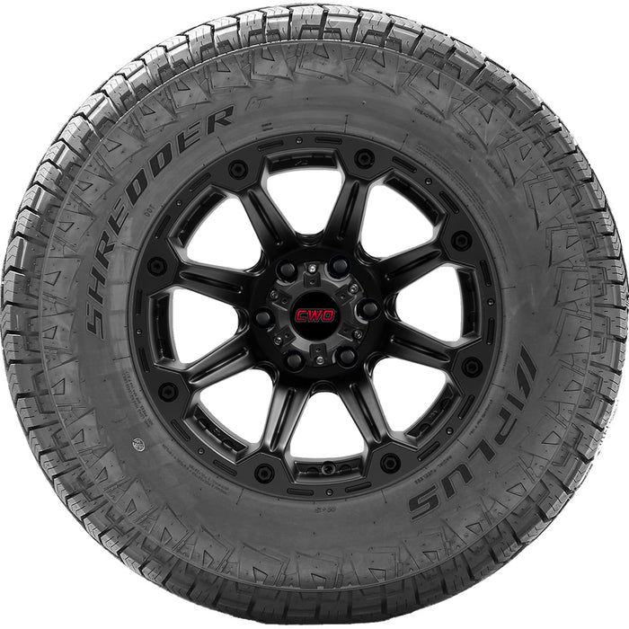 (QTY 5) 265/60R18 Aplus Shredder A/T 110T SL Black Wall Tires