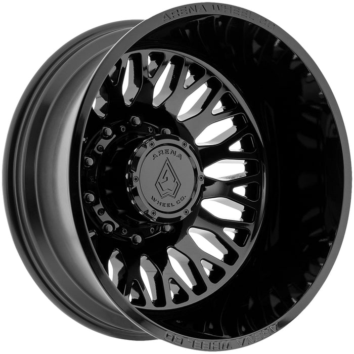 Set of 6-22" Inch Arena A121 Monarch Dually 10x225 Gloss Black Wheels Rims