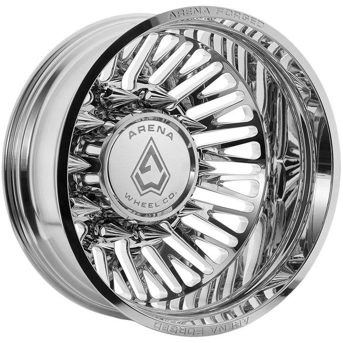 Set of 6-24" Inch Arena Forged AF101 Casino Dually 8x200 Polished Wheels Rims