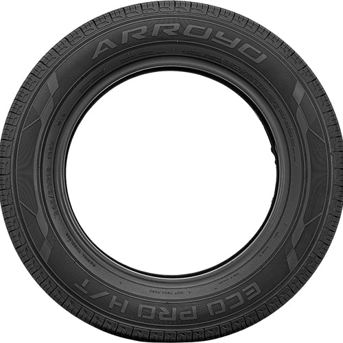 (QTY 4) LT265/70R17 Arroyo Eco Pro H/T 121/118S LRE Black Wall Tires