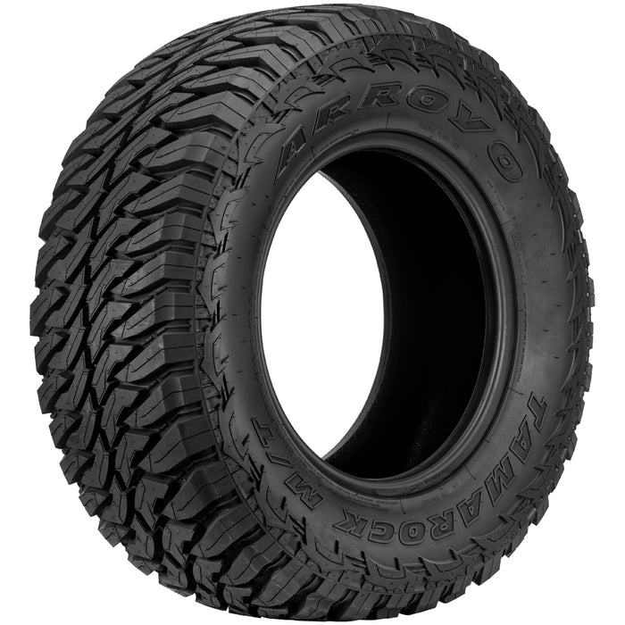 (QTY 2) 35x12.50R22LT Arroyo Tamarock M/T 121Q LR Black Wall Tires