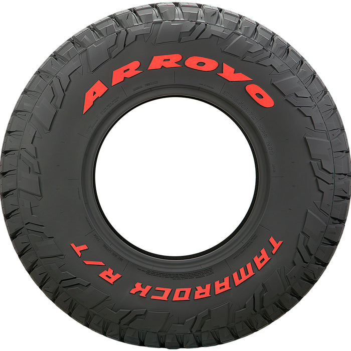 (QTY 5) 33x12.50R24LT Arroyo Tamarock R/T 106Q LRF Red letter Tires