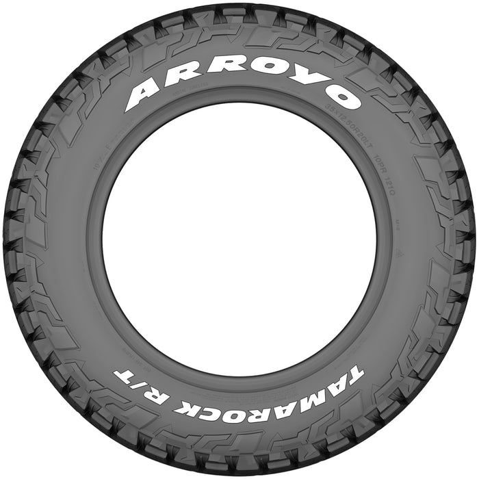 (QTY 5) LT265/70R18 Arroyo Tamarock R/T 124/121Q LRE White Letter Tires