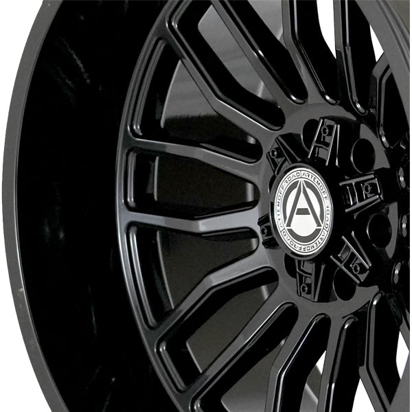 Artem Offroad A204 Div 22x10 6x135/6x5.5" -19mm Gloss Black Wheel Rim 22" Inch