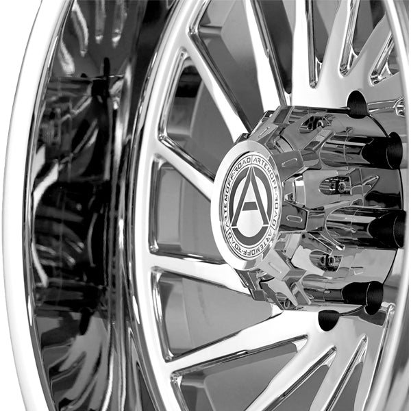 Artem Offroad A205 Curvus Flow Formed 22x12 8x180 -44mm Chrome Wheel Rim 22" Inch