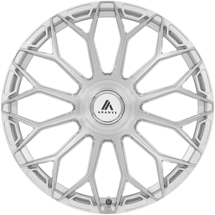 (Set of 4) Asanti AB051 Envoy 22x9 5x112/5x4.5" +38mm Brushed Wheels Rims