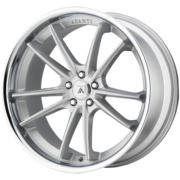 (Set of 4) Asanti ABL-23 Sigma 24x9 5x4.5" +32mm Brushed/SSL Wheels Rims