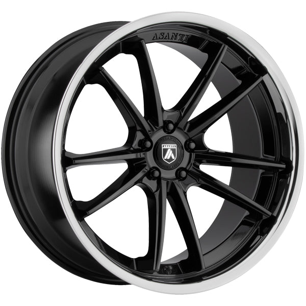 Asanti ABL-23 DELTA 22x10.5 5x120 +35mm Gloss Black SSL Wheel Rim 22" Inch