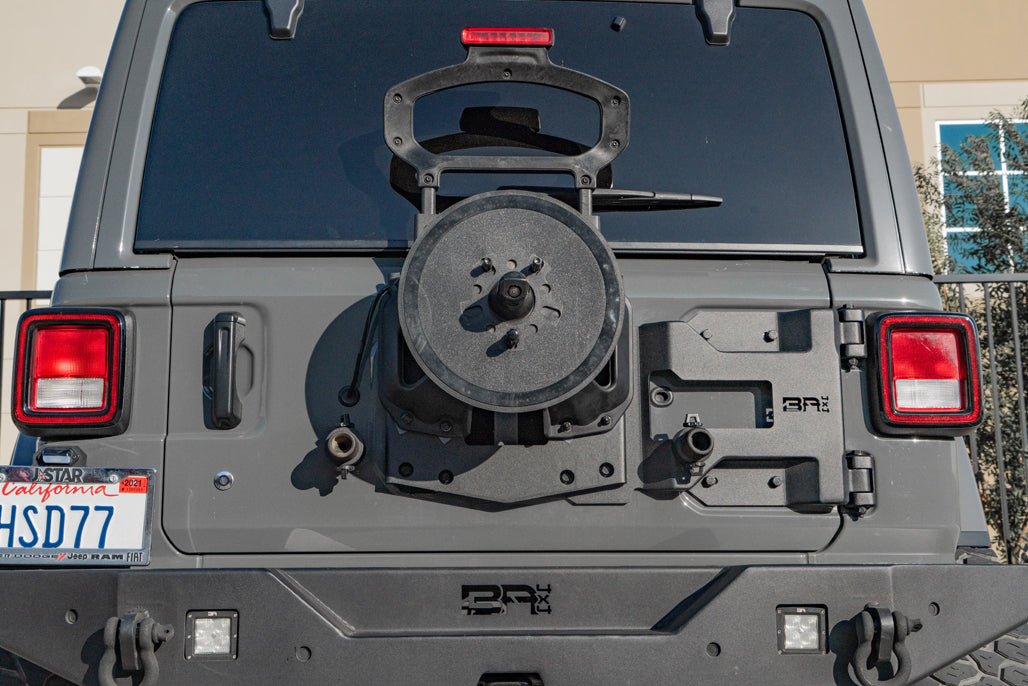 Body Armor 4x4 Reinforced Tire Carrier Fits 2018-2022 Jeep Wrangler JL