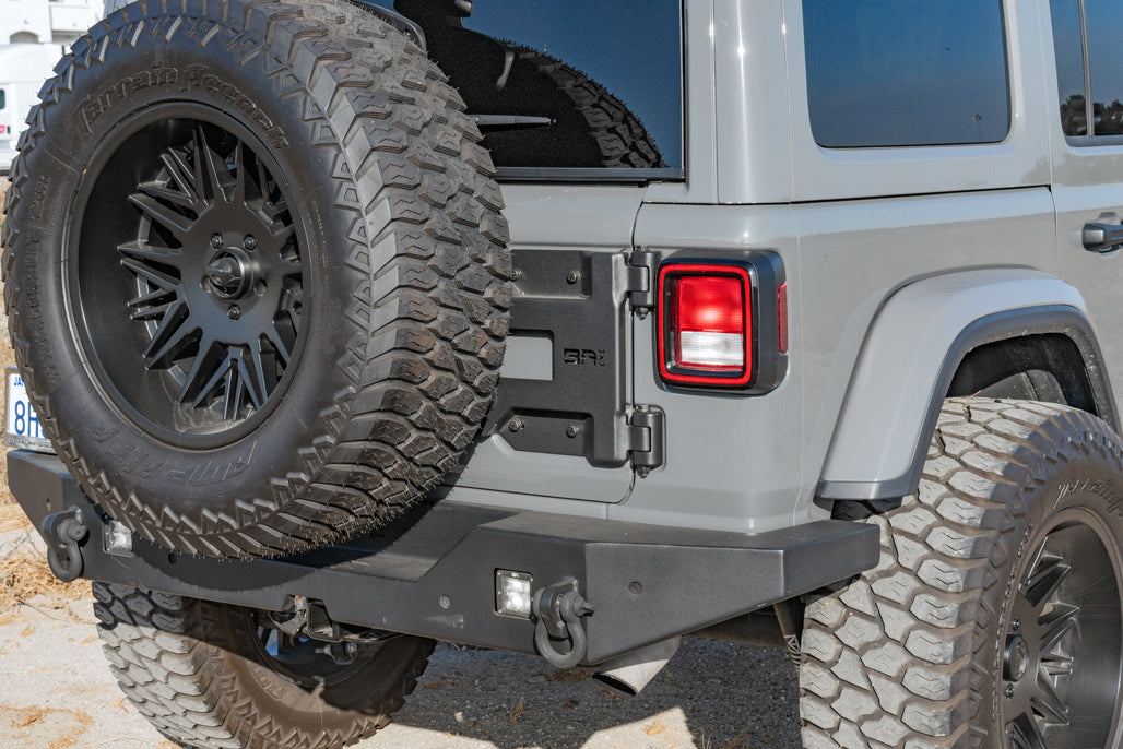 Body Armor 4x4 Reinforced Tire Carrier Fits 2018-2022 Jeep Wrangler JL