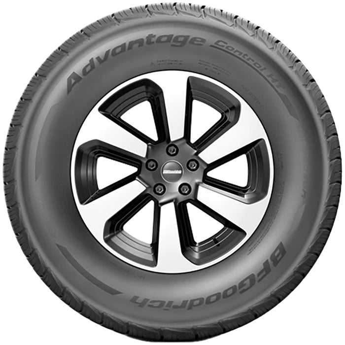 (QTY 2) 235/70R17 BFG Advantage Control HT 109T XL Black Wall Tires