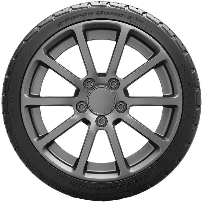 (QTY 2) 245/35ZR20 BFG g-Force Comp2 A/S Plus 95W XL Black Wall Tires