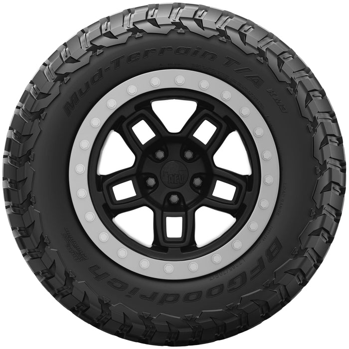 (QTY 2) LT255/85R16 BFG Mud Terrain T/A KM3 123/120Q LRE Black Wall Tires
