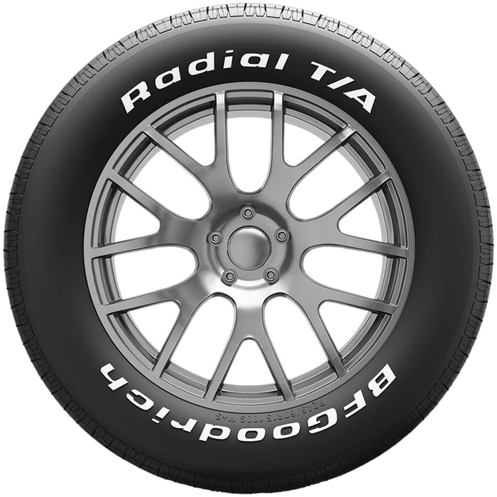 (QTY 2) 225/60R14 BFG Radial T/A 94S SL White Letter Tires
