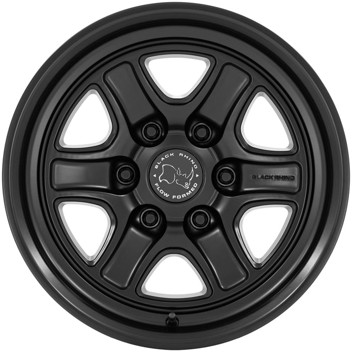 (Set of 4) Black Rhino BR032 Echo 18x9 8x6.5" +12mm Matte Black Wheels Rims