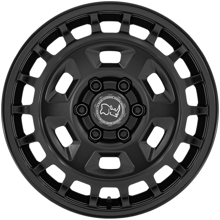 (Set of 4) Black Rhino BR405 Rover Forged 18x8 6x130 +32mm Black Wheels Rims