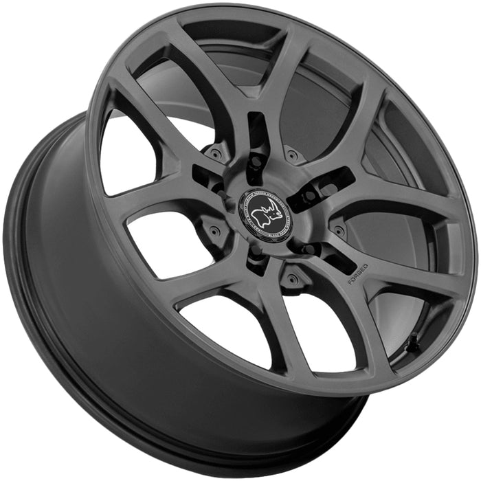 Black Rhino BR406 Rockledge 20x8.5 5x5.5" +35mm Gunmetal Wheel Rim 20" Inch