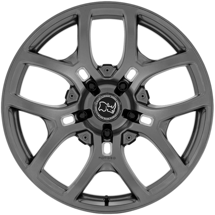 Black Rhino BR406 Rockledge 20x8.5 5x5.5" +35mm Gunmetal Wheel Rim 20" Inch