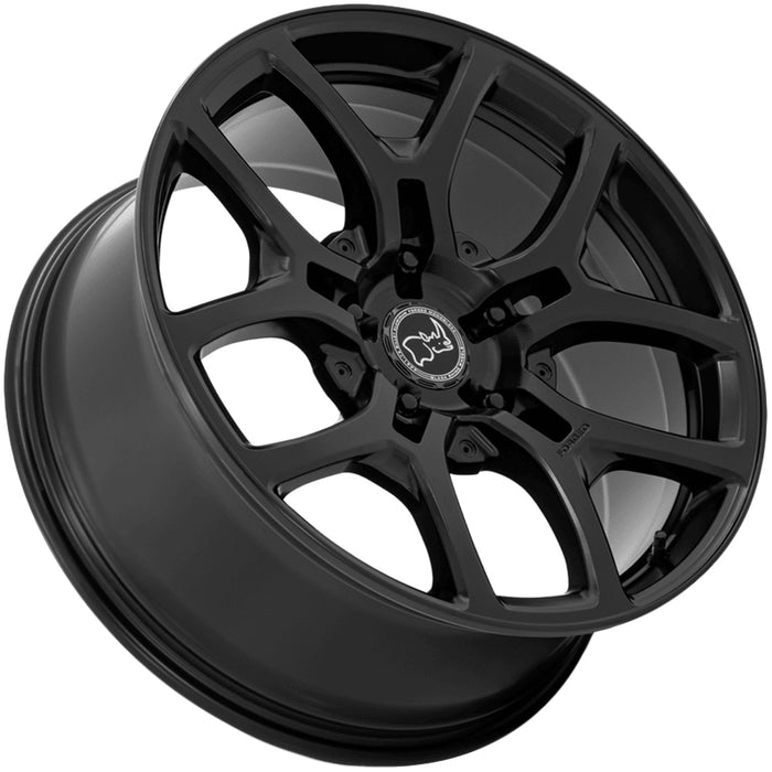 Black Rhino BR406 Rockledge 20x8.5 5x5.5" +35mm Matte Black Wheel Rim 20" Inch