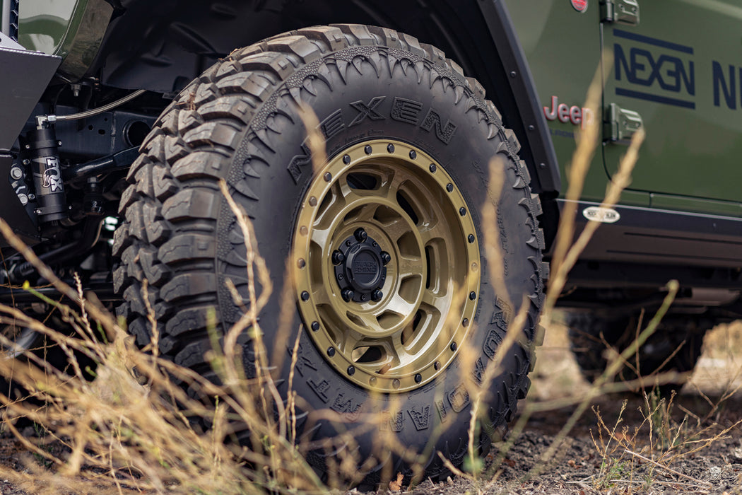 Black Rhino Convoy 17x8.5 6x5.5" -10mm Alligator Green Wheel Rim 17" Inch
