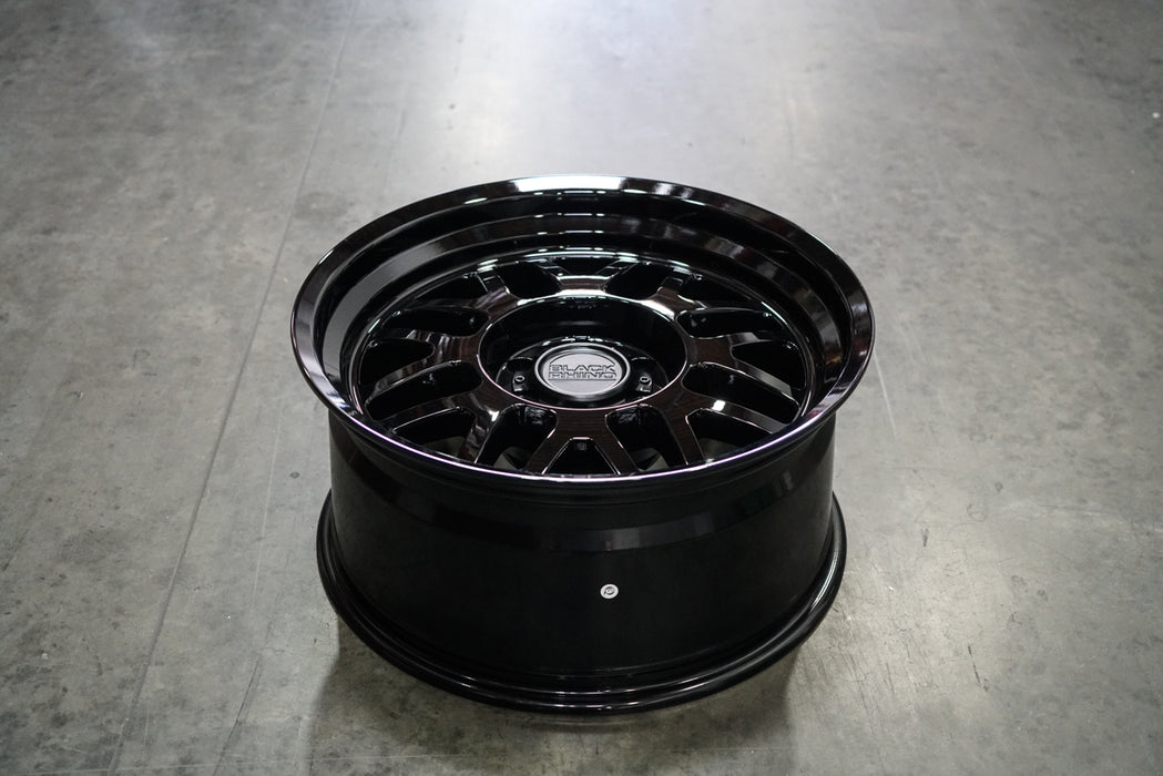 Black Rhino Delta 20x9.5 5x5" +2mm Gloss Black Wheel Rim 20" Inch
