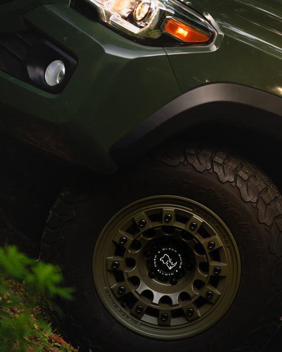 Black Rhino Fuji 17x8 5x4.5" +38mm Olive Drab Green Wheel Rim 17" Inch