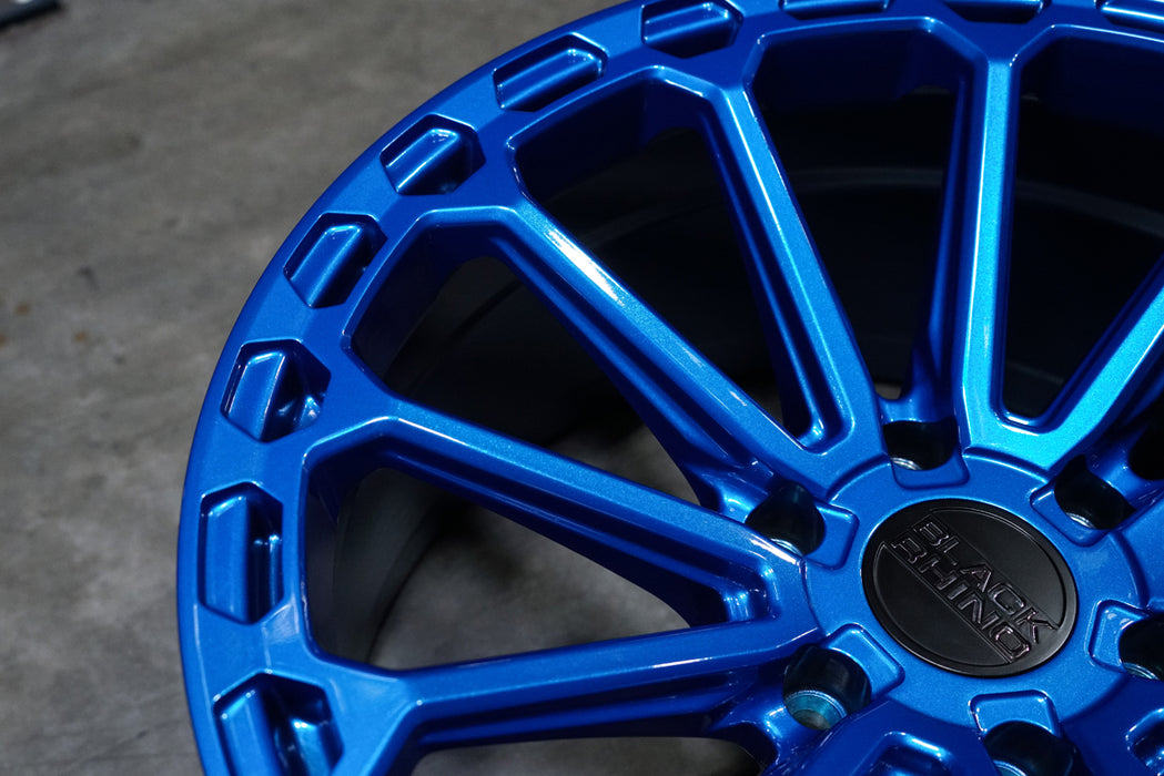 Black Rhino Kaizen 20x9.5 6x135 +12mm Blue Wheel Rim 20" Inch