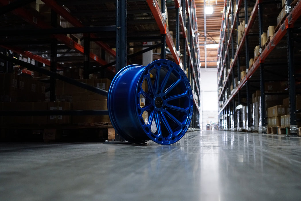 Black Rhino Kaizen 20x9.5 6x135 +12mm Blue Wheel Rim 20" Inch