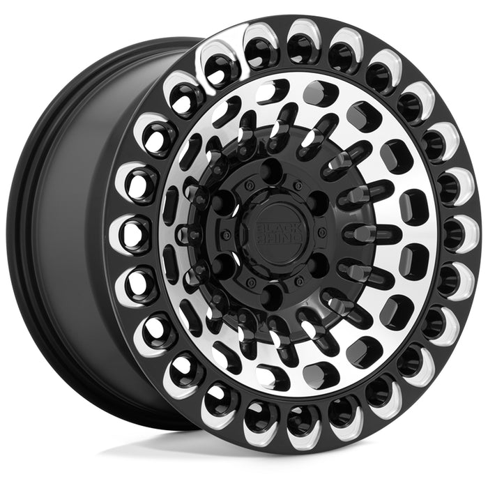 Black Rhino Labyrinth 17x9.5 6x135 +12mm Black/Machined Wheel Rim 17" Inch