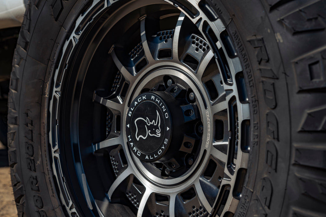 Black Rhino Legion 17x9 5x5" +0mm Black/Gray Wheel Rim 17" Inch
