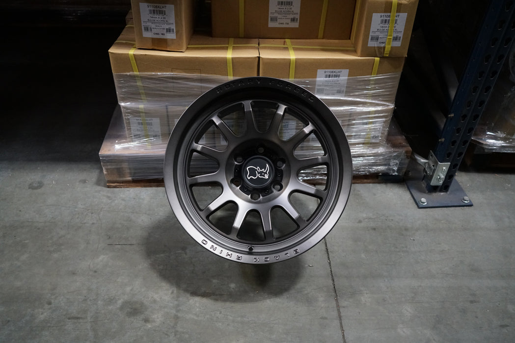 Black Rhino Rapid 18x9.5 5x5" -18mm Gunmetal Wheel Rim 18" Inch