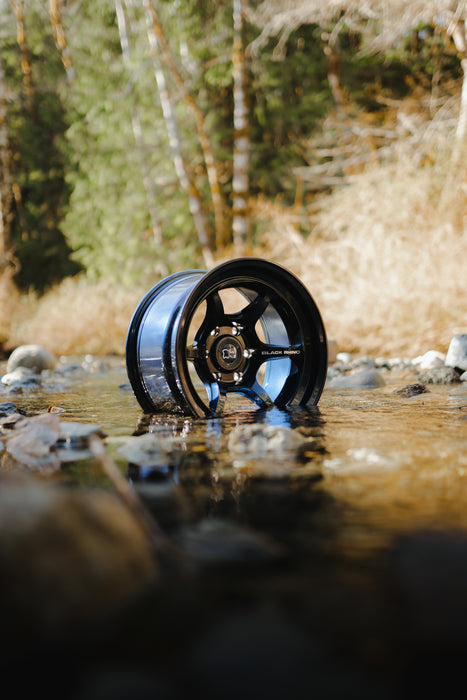 Black Rhino Shogun 17x8.5 6x5.5" -10mm Blue Wheel Rim 17" Inch